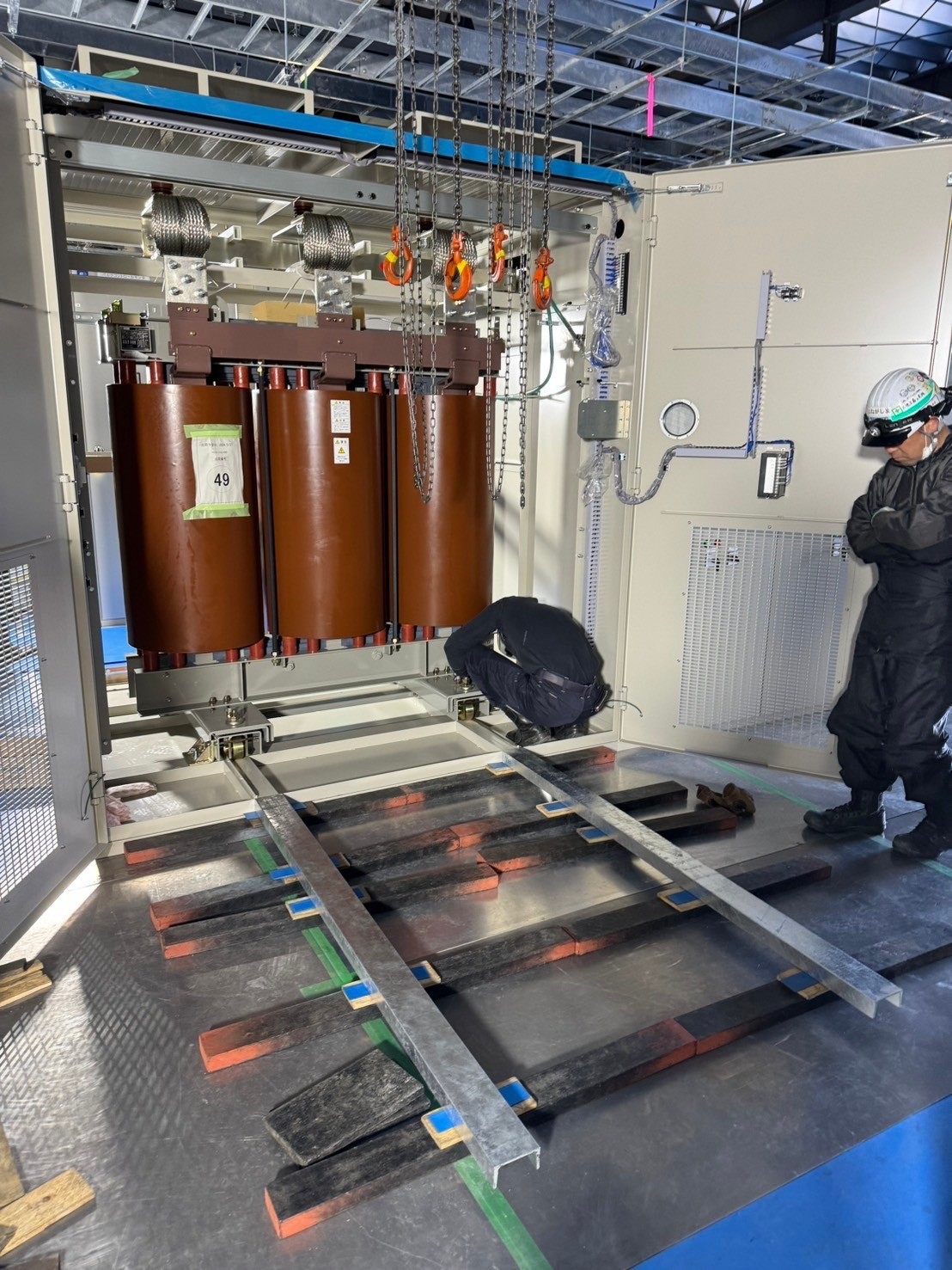 R06.03　下松市　盤搬入据付工事